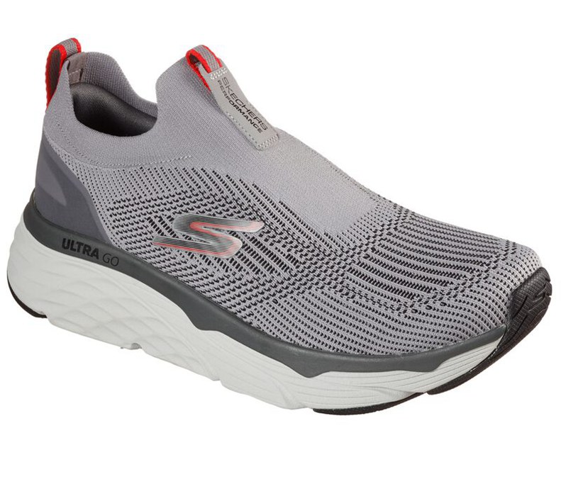 Skechers Max Cushioning Elite - Amplifier - Mens Running Shoes Grey/Black [AU-RP4459]